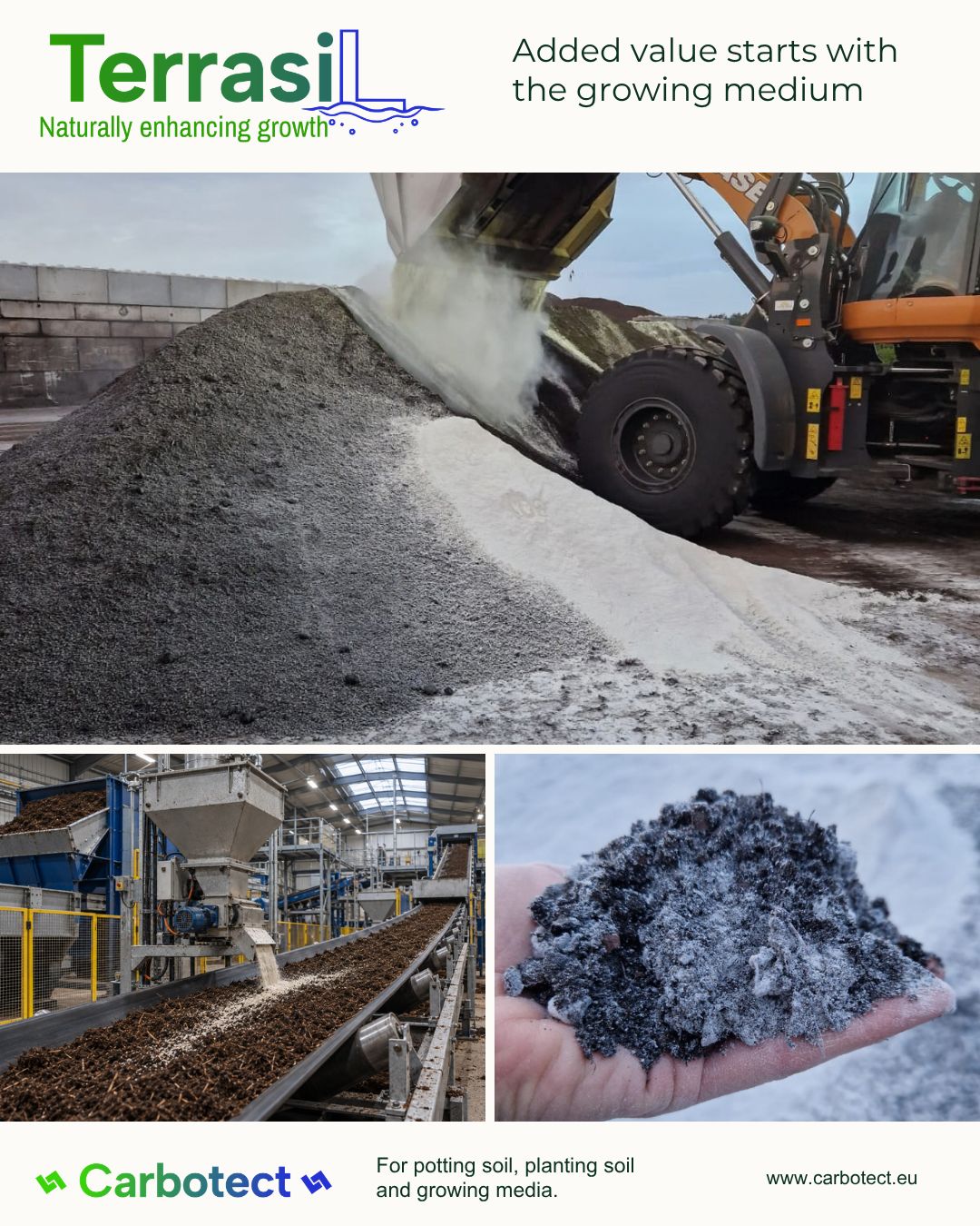 Originele LinkedIn-foto bij TerraSil: Innovatieve mineraaladditief voor potgrond en CO₂-opsla